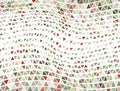 Hipster triangles halftone backdrop. Fade triangular shapes cove