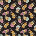 Hipsters pattern