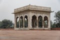 The Hira Mahal is a pavilion in the Red Fort in Delhi. It is a four-sided pavilion of white marble.