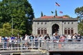 Hiram M. Chittenden Locks Ballard Locks in Seattle, Washington Royalty Free Stock Photo