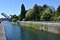 Hiram M. Chittenden Locks Ballard Locks in Seattle, Washington Royalty Free Stock Photo