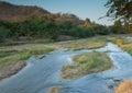 Hiran river as it passes through Sasan.