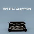 Hire new copywriters Royalty Free Stock Photo