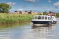 Hired boat sales on canal on the Norfolk Broads