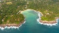 Hiriketiya beach in Sri Lanka.