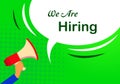 We are Hiring advertisement for job seekers