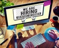 Hiring Graphic Designer Creative Sketch Visual Concept