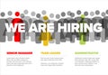 We are hiring minimalistic flyer template