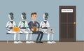 Hiring people or robots.