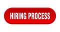 hiring process button. rounded sign on white background Royalty Free Stock Photo