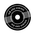 We Are Hiring rubber stamp