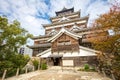 Hiroshima castle in Hiroshima Prefecture, Chugoku region Royalty Free Stock Photo