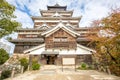 Hiroshima castle in Hiroshima Prefecture, Chugoku region Royalty Free Stock Photo