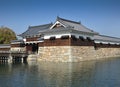 Hiroshima Castle moat Royalty Free Stock Photo