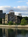 Hiroshima Dome and a river Royalty Free Stock Photo