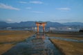 Miyajima Itsukushima Shrine, famous landmark in Hiroshima, Japan.