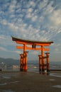 Miyajima Itsukushima Shrine, famous landmark in Hiroshima, Japan