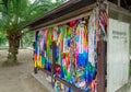 A lot of paper cranes in Hiroshima Peace Park