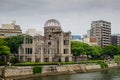 The Hiroshima Peace Memorial or Genbaku Dome, Atomic Bomb Dome or A-Bomb Dome. Japan Royalty Free Stock Photo