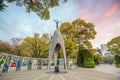 The Children`s Peace Monument in Hiroshima Peace Memorial Park, Japan