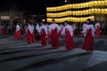 Hiroshima, Japan - May 27, 2017: Manto Mitama Matsuri festival