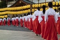 Hiroshima, Japan - May 27, 2017: Manto Mitama Matsuri festival