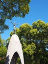 HIROSHIMA, JAPAN - November 4,2015 - Children's Peace Monument, to commemorate Sadako Sasaki and children victims of atomic b