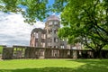 Hiroshima Japan Peace Dome and park Royalty Free Stock Photo