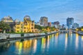 Hiroshima Peace Memorial or Atomic Bomb Dome in Hiroshima, Japan Royalty Free Stock Photo