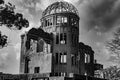 Hiroshima Peace Memorial - Genbaku Dome Royalty Free Stock Photo