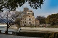 Hiroshima Peace Memorial - Genbaku Dome Royalty Free Stock Photo