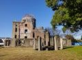 Hiroshima Peace Memorial (Genbaku Dome) Royalty Free Stock Photo