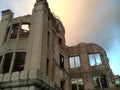 Hiroshima Peace Memorial, Atomic Bomb Dome, Japan Royalty Free Stock Photo