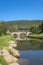 The Hirsauer bridge over the river Nagold in Hirsau