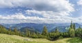 Hirschberg plateau mountain landscape Royalty Free Stock Photo