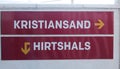 Hirtshals Kristiansand Sign