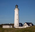 Hirtshals lighthouse in northern Jutland Denmark