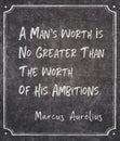 His ambitions Aurelius quote