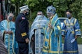 His Eminence, Archbishop Michael of NY and NJ, offers prayers for victims of Covid-19 and 9/11/2001, and firetruck blessing