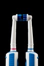 His and Hers Toothbrushes Royalty Free Stock Photo