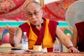 His Holiness the XIV Dalai Lama Tenzin Gyatso Royalty Free Stock Photo