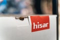 Hisar brand logo Turkish Hisar Sofra Sanati at Istanbul, Turkey 19.11.2021