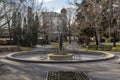 Fountain at the center of town of Hisarya, Plovdiv Region, Bulgaria Royalty Free Stock Photo