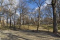 Park at the center of town of Hisarya, Plovdiv Region, Bulgaria Royalty Free Stock Photo