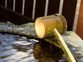 Hishaku, Japanese water ladle Royalty Free Stock Photo