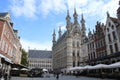 Hisorical Leuven Town hall panorama, Belgium, october 2020
