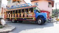 Chiva Bus in the town of Hispania, Antioquia, Colombia