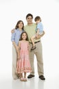 Hispanic family. Royalty Free Stock Photo