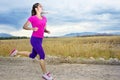 Hispanic Female Runner Royalty Free Stock Photo