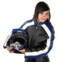 Hispanic Teen Racer Royalty Free Stock Photo